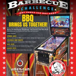Barry O&rsquo;s Barbecue Flipper American Pinball (gebraucht)