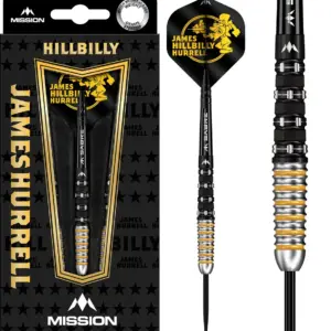 Mission James Hurrell V2 Black PVD & Yellow Steeldart