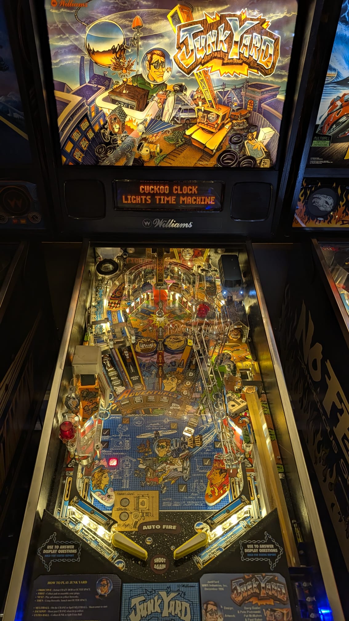 Junk Yard Williams Flipper Pinball (gebraucht)