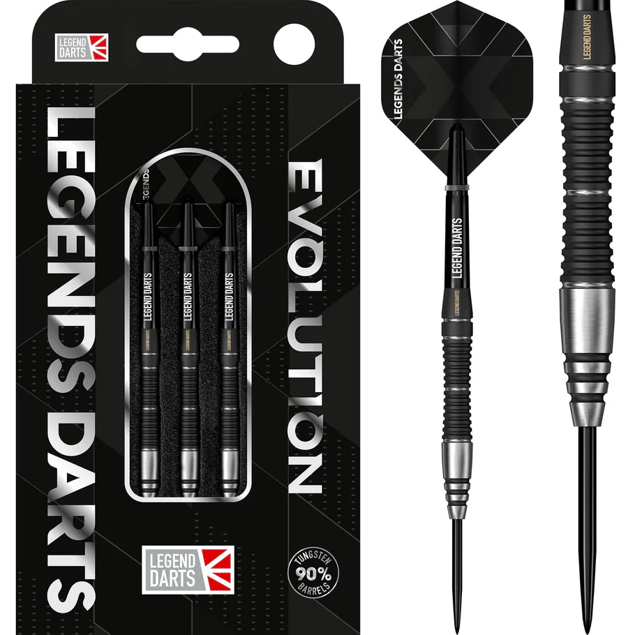 Legend Darts Revolution Series B17 Black Steeldarts