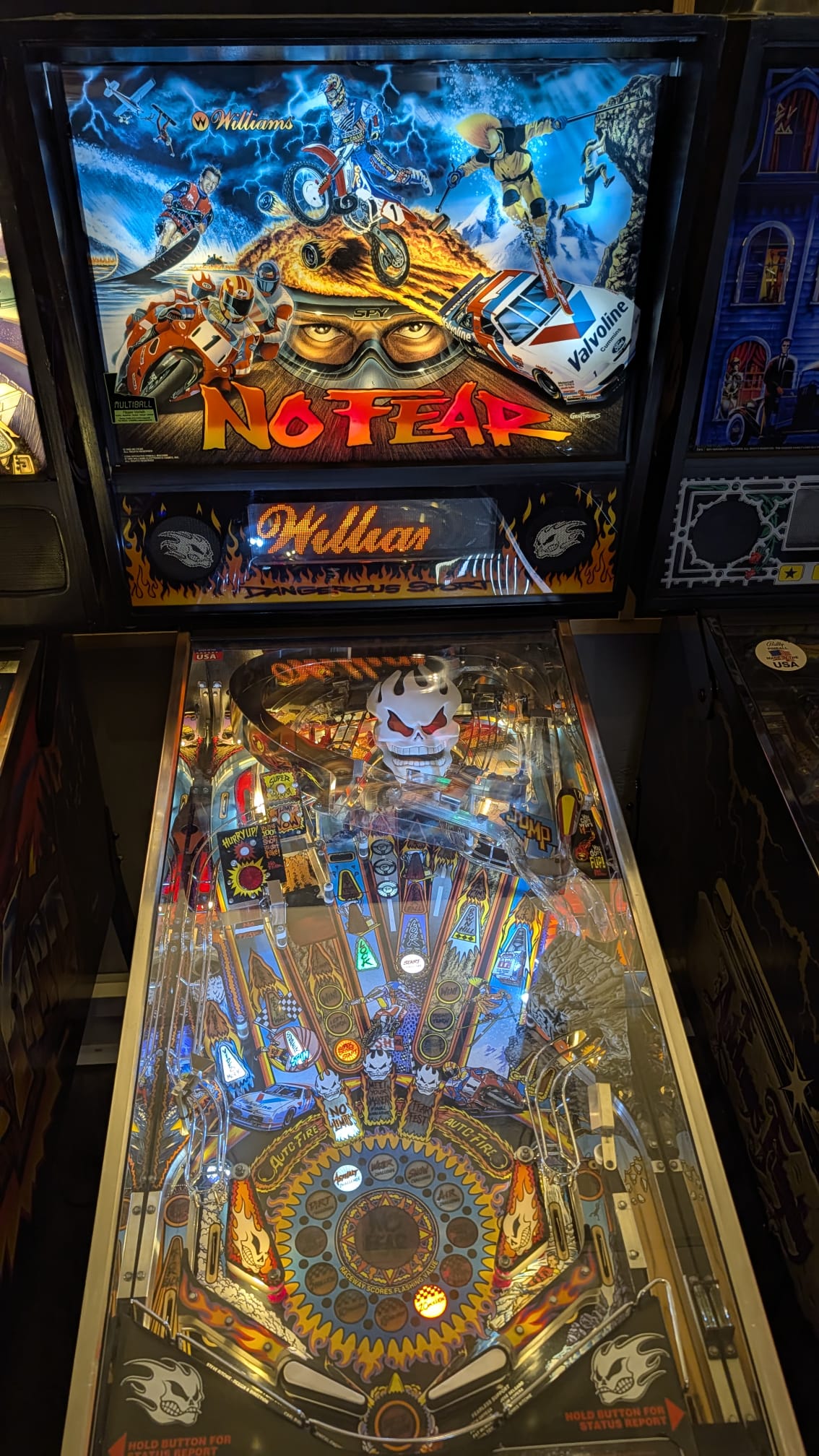 No Fear Williams Flipper Pinball (gebraucht)