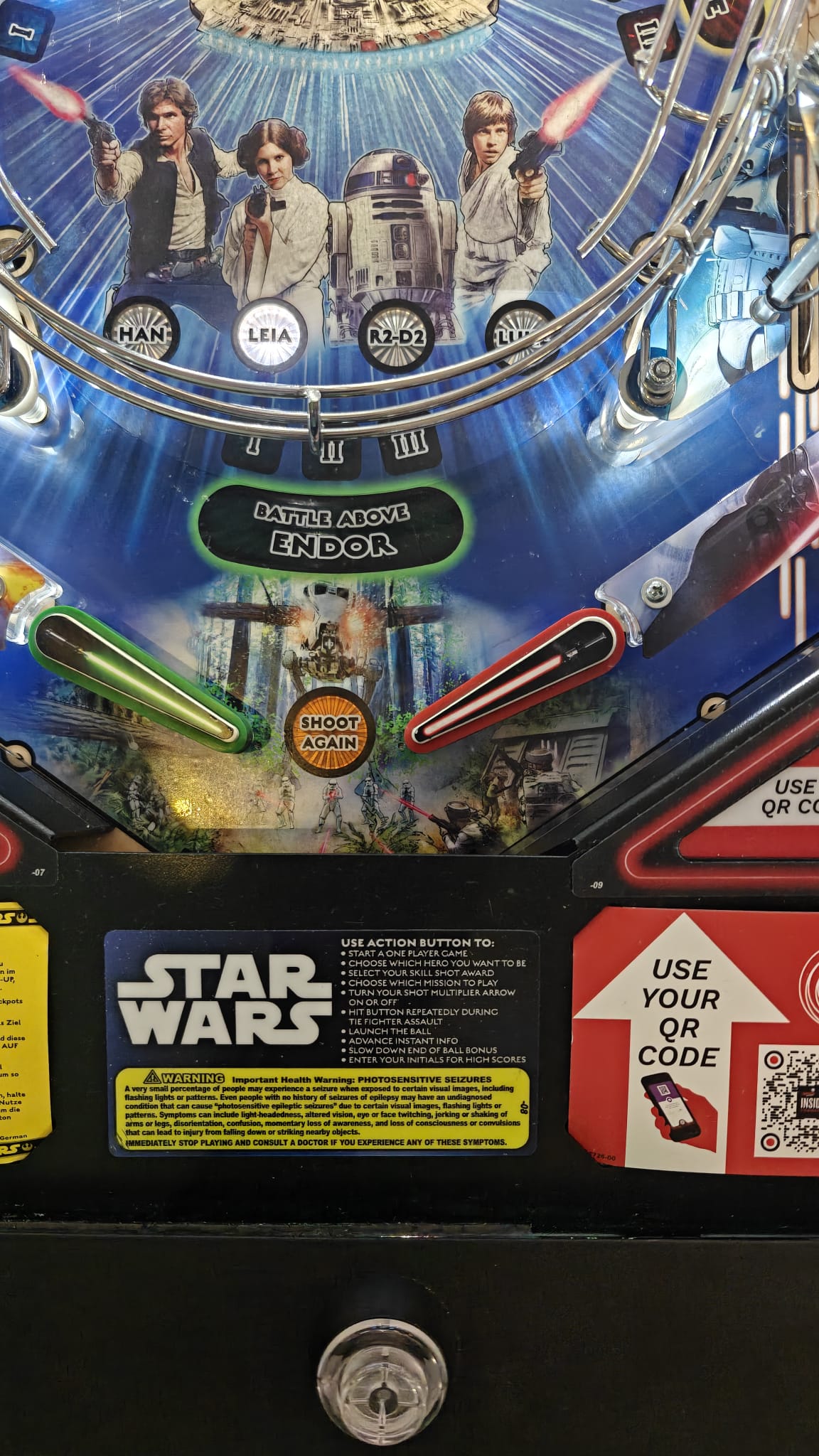 Star Wars Premium Flipper Stern Pinball (Vorführgerät)