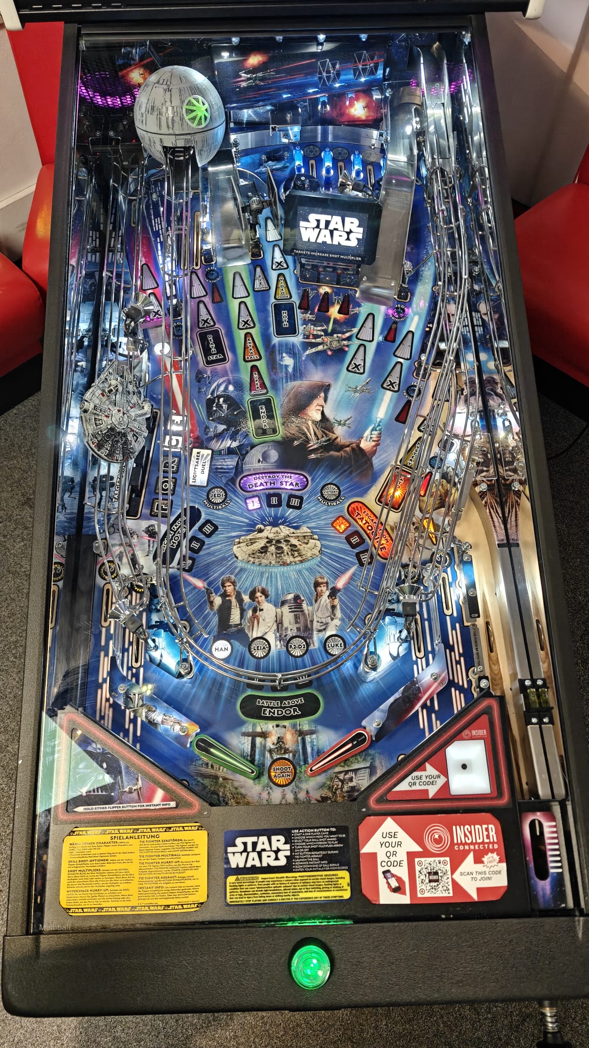 Star Wars Premium Flipper Stern Pinball (Vorführgerät)