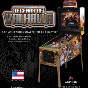 Legends of Valhalla Deluxe Flipper American Pinball (gebraucht)