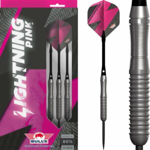 Bull's Lightning Pink Steeldart